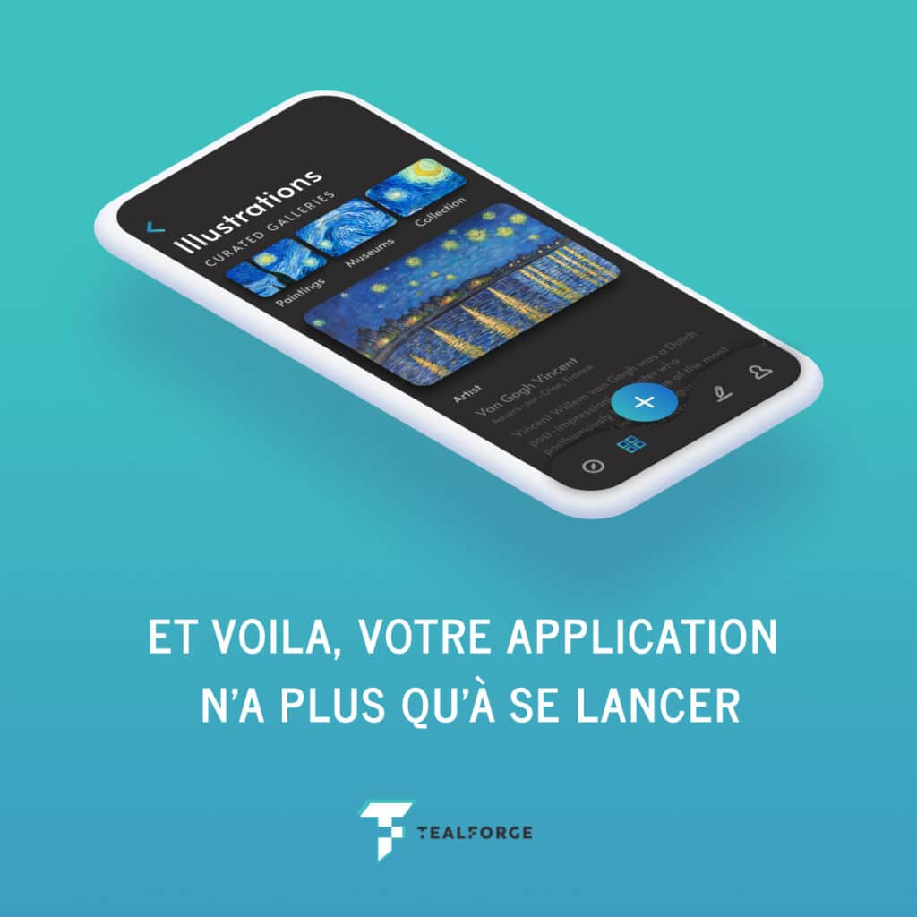 Application mobile Tealforge