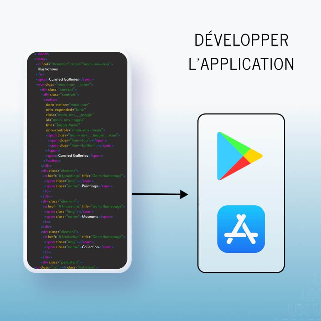 Développement application mobile